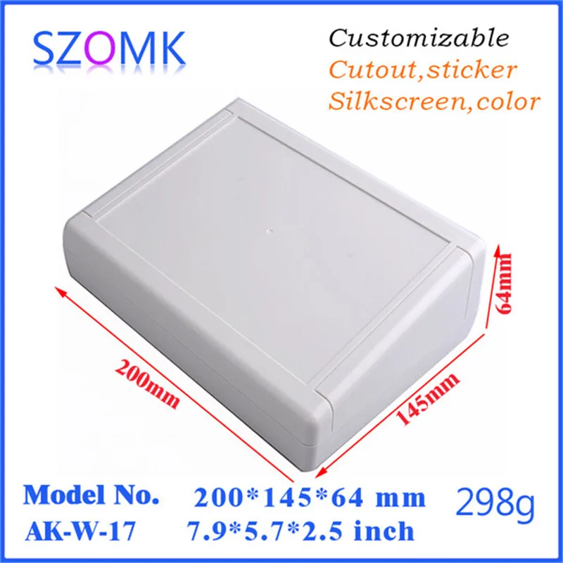 szomk plastic project box electronic case equipment enclosure (4 pcs) 200*145*64mm plastic diy enclosure distribution box
szomk plastic project box electronic case equipment enclosure (4 pcs) 200*145*64mm plastic diy enclosure distribution box