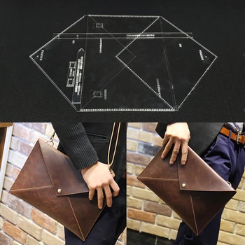 Handmamde Man Briefcase Acrylic Template Leather Pattern DIY Hobby Leathercraft Sewing Pattern Stencils 31x23x1cm
Handmamde Man Briefcase Acrylic Template Leather Pattern DIY Hobby Leathercraft Sewing Pattern Stencils 31x23x1cm