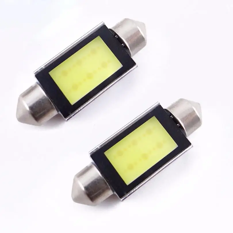 2 X White Xenon 31mm Car COB LED License Plate Light 6418 C5W 4W LED Bulbs 12V Long-lasting LED chip Set 37
2 X White Xenon 31mm Car COB LED License Plate Light 6418 C5W 4W LED Bulbs 12V Long-lasting LED chip Set 37