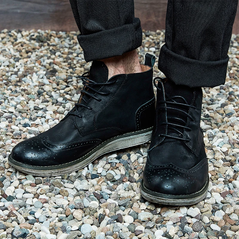 Black Martin boots PU leather retro high-top shoes outdoor casual jogging sneaker ultra mens boyd martin eventing boots
Black Martin boots PU leather retro high-top shoes outdoor casual jogging sneaker ultra mens boyd martin eventing boots