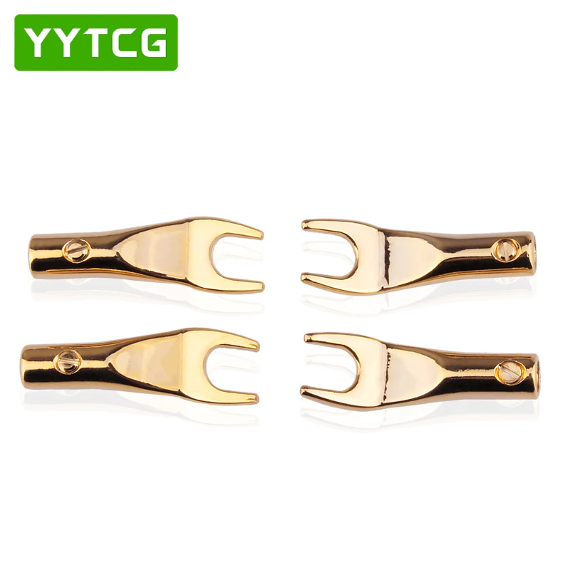 8PCS "Y" Type Banana Plugs Gold Plated Speaker Plug Wire Male Copper Connectors Set Audio Loudspeaker Amplifier Adapters
8PCS "Y" Type Banana Plugs Gold Plated Speaker Plug Wire Male Copper Connectors Set Audio Loudspeaker Amplifier Adapters