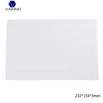 NEW 3mm Thickness 3D Printer Heated Bed Insulation Cotton White For 3D Printer Accessories 232*154*3mm
NEW 3mm Thickness 3D Printer Heated Bed Insulation Cotton White For 3D Printer Accessories 232*154*3mm