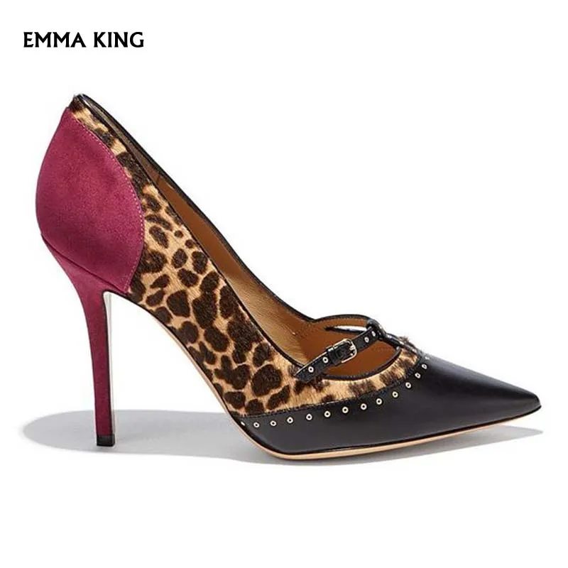2019Spring Women Mixed Colors Leopard Pointy Toe Pumps Women T-Strap Stiletto High Heels Fashion Party Dress Wedding Shoes Woman
2019Spring Women Mixed Colors Leopard Pointy Toe Pumps Women T-Strap Stiletto High Heels Fashion Party Dress Wedding Shoes Woman