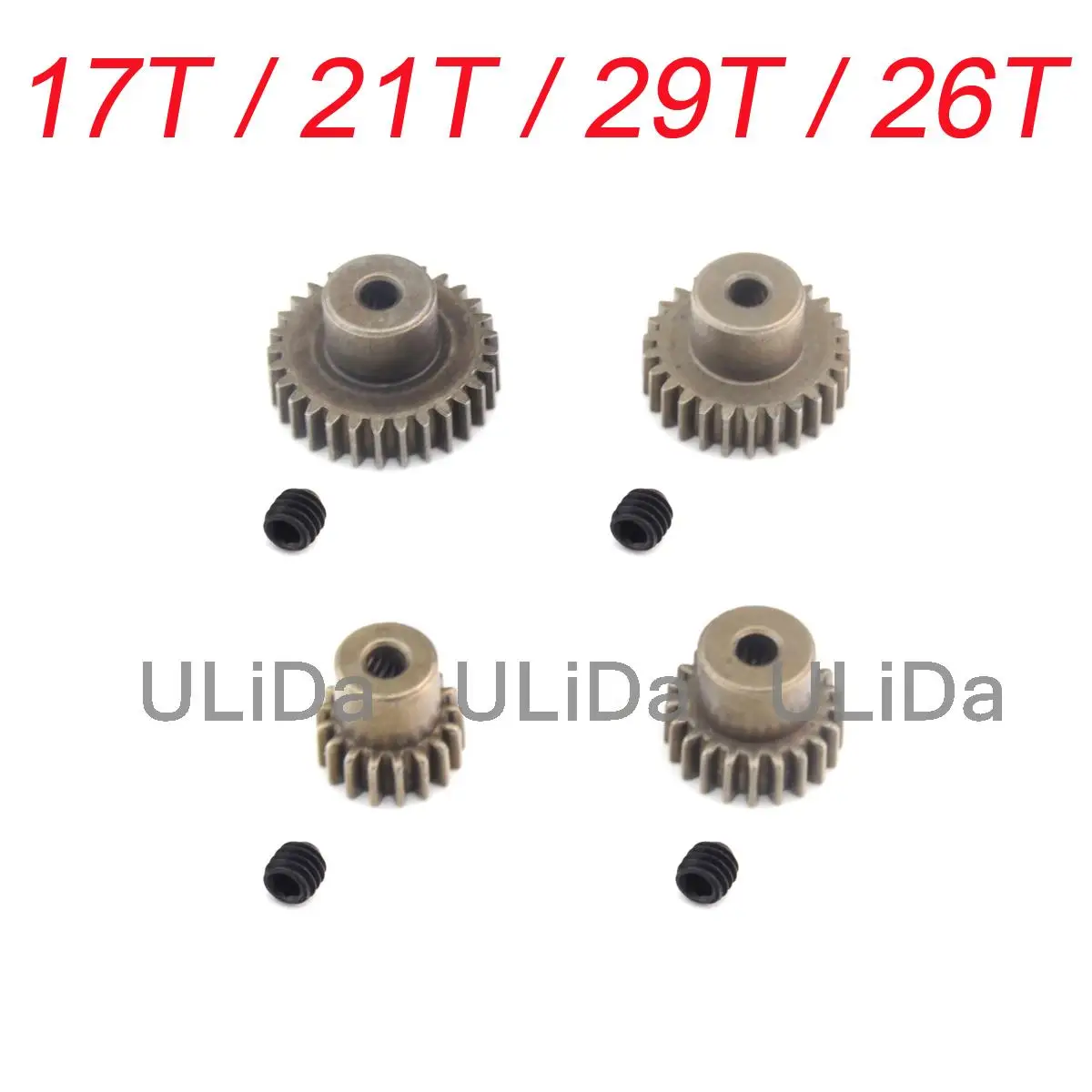 17T/21T/29T/26T Motor Gear For 11119 11181 11176 11189 1:10 Hsp 94111 94123 RC CAR Spare Parts Accessories
17T/21T/29T/26T Motor Gear For 11119 11181 11176 11189 1:10 Hsp 94111 94123 RC CAR Spare Parts Accessories
