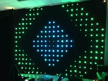 P18cm 3mx6m Customized LED Vision Curtain LED video cloth For Stage Backdrop Decoration
P18cm 3mx6m Customized LED Vision Curtain LED video cloth For Stage Backdrop Decoration