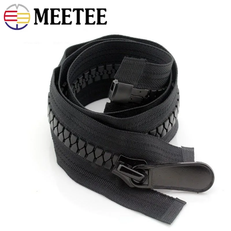 Meetee 15# 70cm Resin Zippers Double Slider Single Puller Open-end Auto Lock Long Zip for Jacket Outdoor Backpack Accessories
Meetee 15# 70cm Resin Zippers Double Slider Single Puller Open-end Auto Lock Long Zip for Jacket Outdoor Backpack Accessories