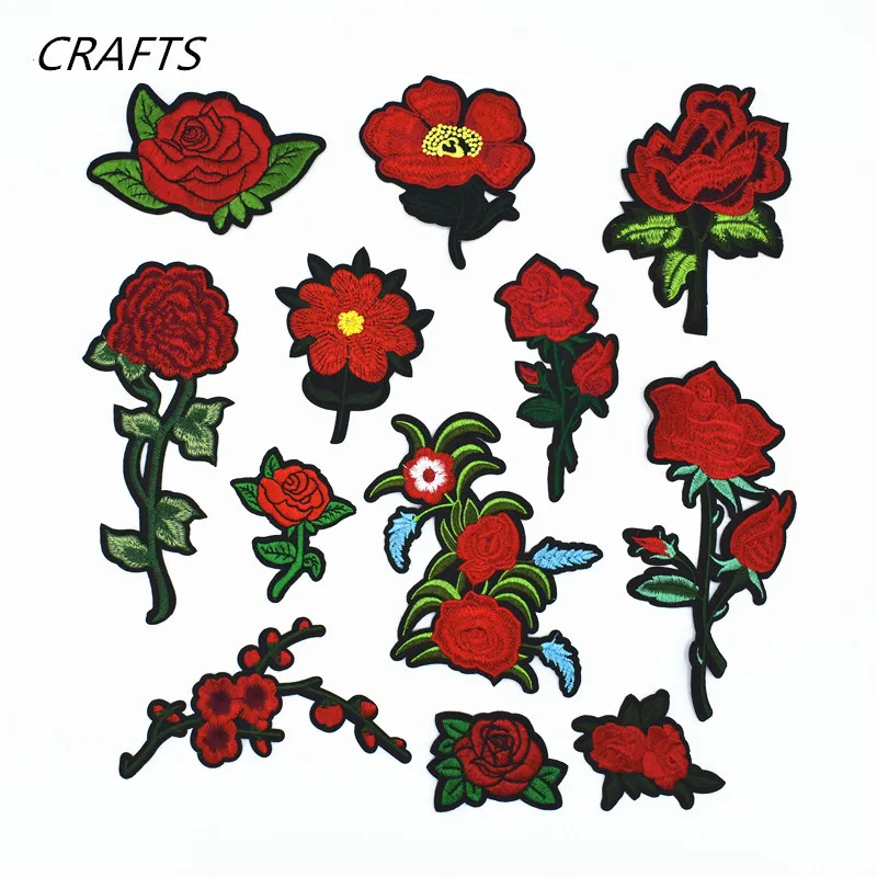 Pretty Rose Flower Embroidery Patch Embroidered clothing affixed to the clothing sewing bag pants
Pretty Rose Flower Embroidery Patch Embroidered clothing affixed to the clothing sewing bag pants