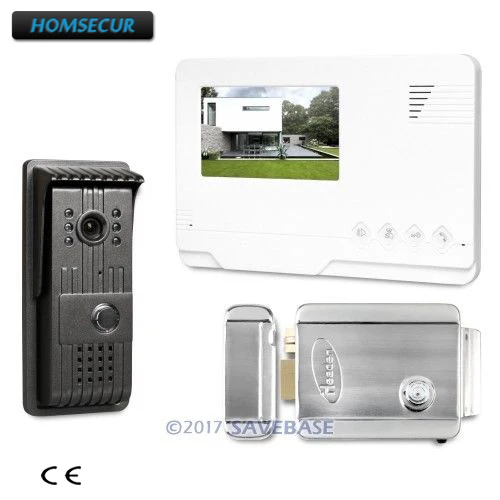 HOMSECUR 1V1+Electric Lock 4.3inch Video Door Phone Intercom System with Sensor-controlled White LED Lights
HOMSECUR 1V1+Electric Lock 4.3inch Video Door Phone Intercom System with Sensor-controlled White LED Lights