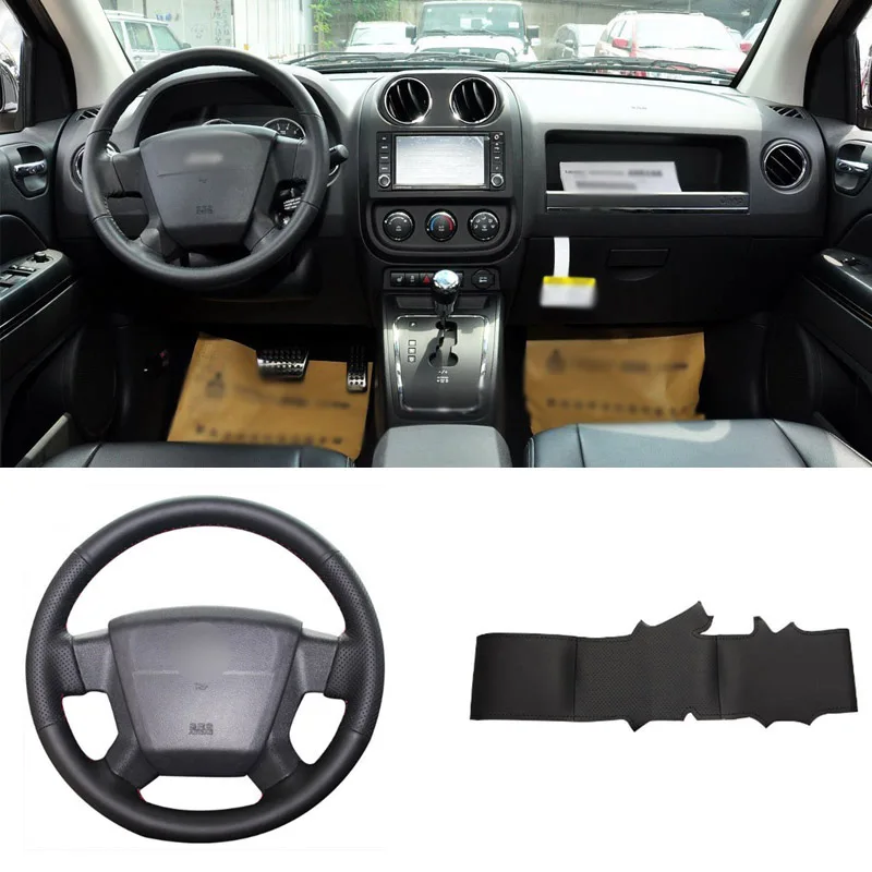 Brand New DIY Sewing-on PU Leather Steering Wheel Cover Exact Fit For Jeep Compass 2006-2010 Patriot 2007-2010
Brand New DIY Sewing-on PU Leather Steering Wheel Cover Exact Fit For Jeep Compass 2006-2010 Patriot 2007-2010