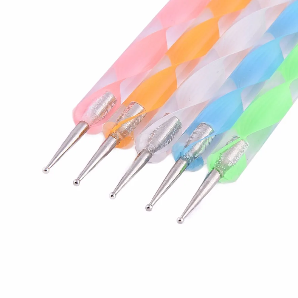 5 pcs /set Stainless Steel Dotting Pen Marbleizing Painting Tool for Nail Art Pen Set UV Gel Nail Tool
5 pcs /set Stainless Steel Dotting Pen Marbleizing Painting Tool for Nail Art Pen Set UV Gel Nail Tool