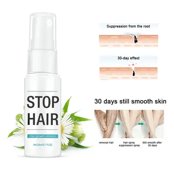 20ML Powerful Permanent Painless Hair Removal Spray Stop Hair Growth Inhibitor Shrink Pores Skin Smooth Repair Essence
20ML Powerful Permanent Painless Hair Removal Spray Stop Hair Growth Inhibitor Shrink Pores Skin Smooth Repair Essence