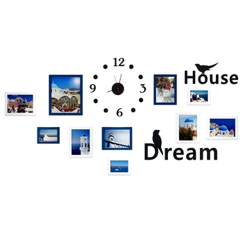 Photo Frame Set Hanging Picture Frames Set Wall Hanging Wooden Frame for Photos House Dream Bird Clock Design Blue White Black
Photo Frame Set Hanging Picture Frames Set Wall Hanging Wooden Frame for Photos House Dream Bird Clock Design Blue White Black