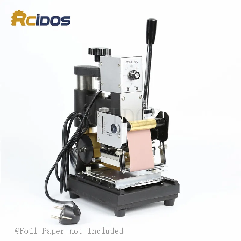 WTJ-90A Manual Plastic card Stamping Machine,RCIDOS hot foil stamping machine,PVC/name card bronzing machine(6X9cm)
WTJ-90A Manual Plastic card Stamping Machine,RCIDOS hot foil stamping machine,PVC/name card bronzing machine(6X9cm)