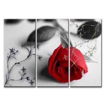 Canvas Print Wall Art Painting Red Rose Flower Black White Vintage 3 Pieces Picture For Living Room Home Decor shipping in 24h
Canvas Print Wall Art Painting Red Rose Flower Black White Vintage 3 Pieces Picture For Living Room Home Decor shipping in 24h