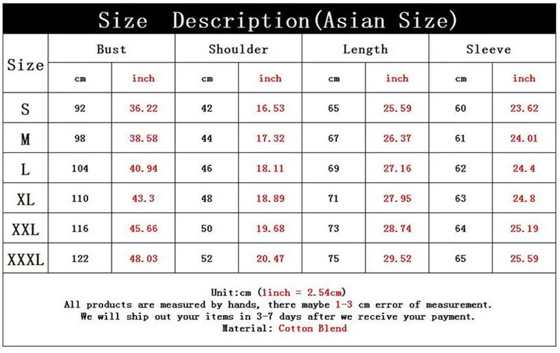 S-XXXL