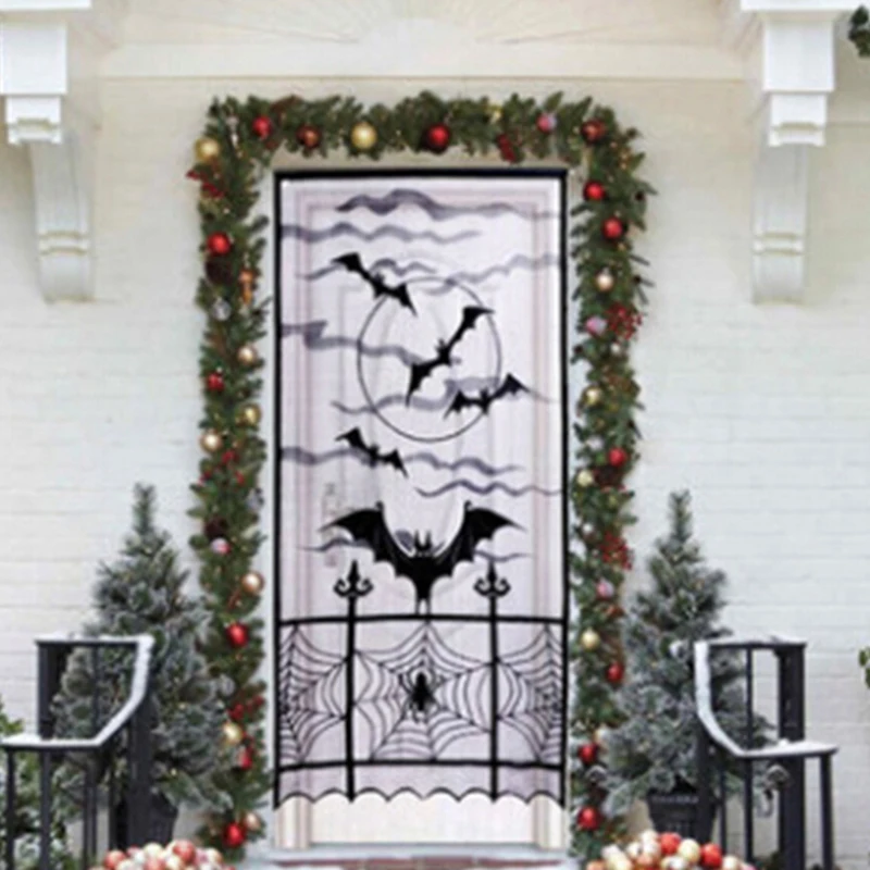 Halloween Decorations Props Spiderweb Lace Door Curtain Decoration For Home Horror Decor Event Party Supplies
Halloween Decorations Props Spiderweb Lace Door Curtain Decoration For Home Horror Decor Event Party Supplies
