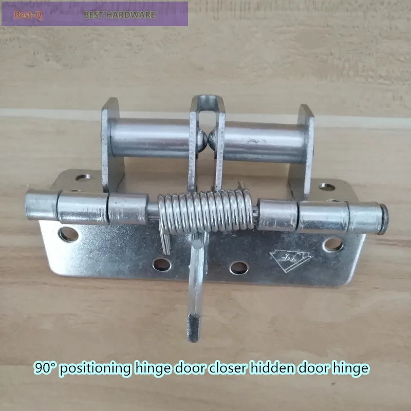 Four-inch spring hinge for automatic closing of door and 90-degree positioning of invisible door hinge of door closer
Four-inch spring hinge for automatic closing of door and 90-degree positioning of invisible door hinge of door closer