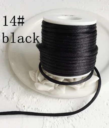 14# 2mmX10m/roll Strong Braided Macrame Silk Satin Nylon Cord Rope DIY Making Findings Beading Thread Wire 2mm
14# 2mmX10m/roll Strong Braided Macrame Silk Satin Nylon Cord Rope DIY Making Findings Beading Thread Wire 2mm