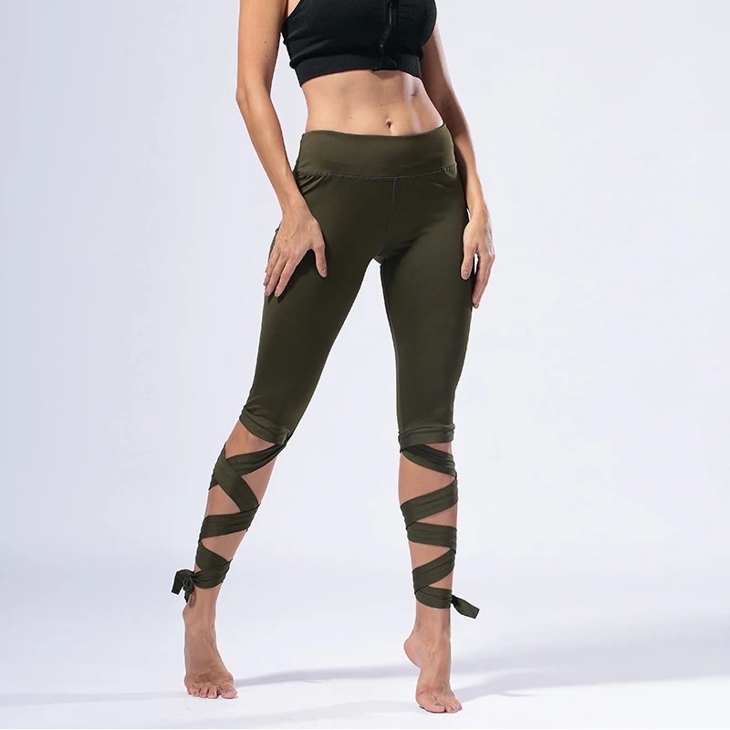 2019 Yoga Pants Women Leggings Bandage Fitness Sports Wear Quick Drying Knee Length Female Trousers Running
2019 Yoga Pants Women Leggings Bandage Fitness Sports Wear Quick Drying Knee Length Female Trousers Running