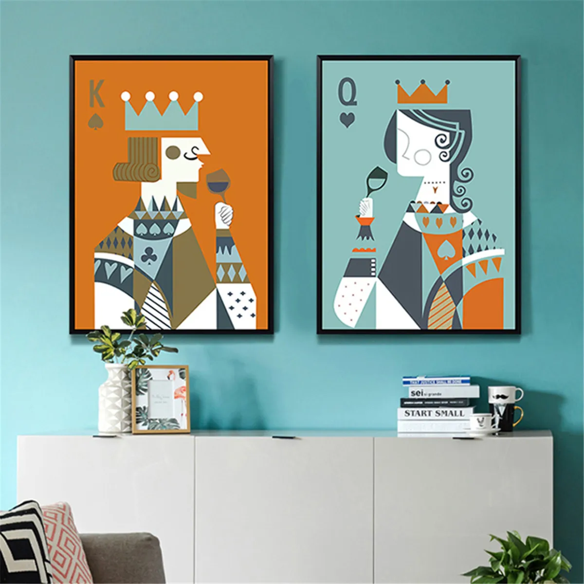 Modern Abstract Poker King Queen Couple Love Poster Print A4 Wedding Wall Art Picture Hippie Home Decor Canvas Painting No Frame
Modern Abstract Poker King Queen Couple Love Poster Print A4 Wedding Wall Art Picture Hippie Home Decor Canvas Painting No Frame