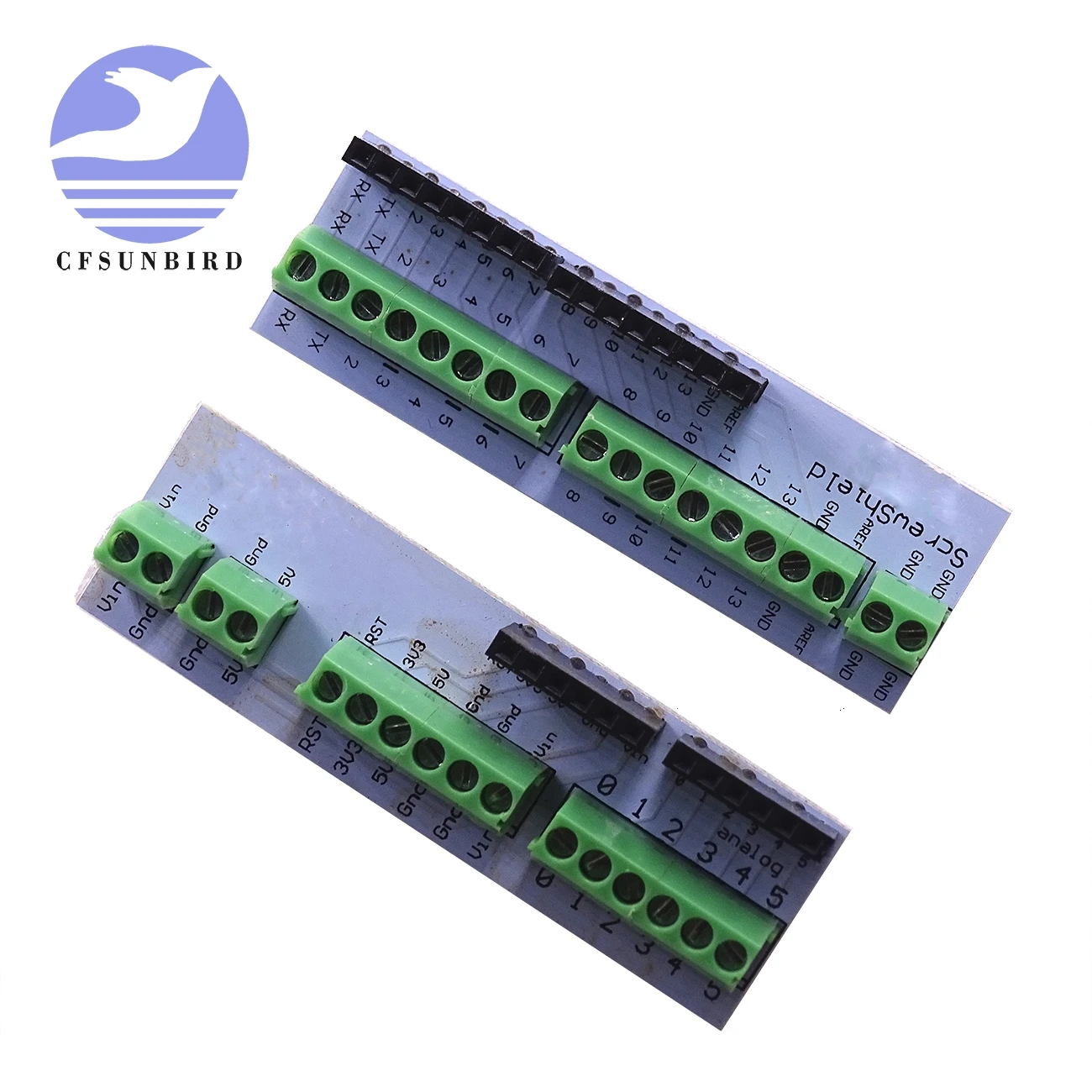 ScrewShield Screw Shield Analog Side PCB 6-pin Stackable Headers Screw Terminals for arduino Compatible with UNO R3
ScrewShield Screw Shield Analog Side PCB 6-pin Stackable Headers Screw Terminals for arduino Compatible with UNO R3