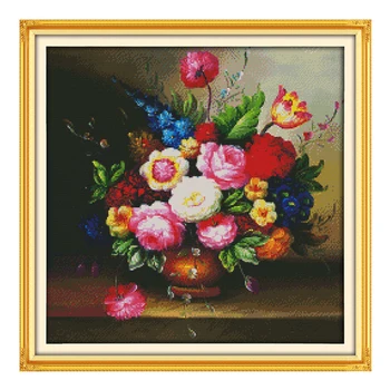 Joy Sunday count crossstitch diy A vase painting flower DMC14CT11CTcottonfabric livingroom hotel home painting factory wholesale
Joy Sunday count crossstitch diy A vase painting flower DMC14CT11CTcottonfabric livingroom hotel home painting factory wholesale