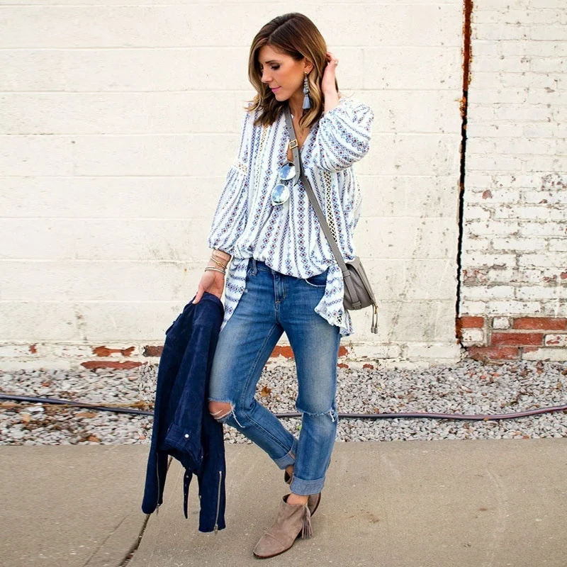 women blouse Hollow Out Asymmetric Hem Long Sleeve fashion female womens top shirt Bohemian Cut Out Floral Print fall Tops
women blouse Hollow Out Asymmetric Hem Long Sleeve fashion female womens top shirt Bohemian Cut Out Floral Print fall Tops