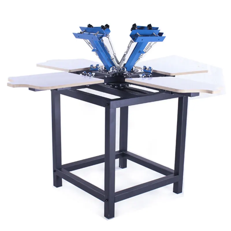 4 Color Silk Screen Printing Machine 4 Station with Stand Press Printer DIY Shirt Equipment
4 Color Silk Screen Printing Machine 4 Station with Stand Press Printer DIY Shirt Equipment