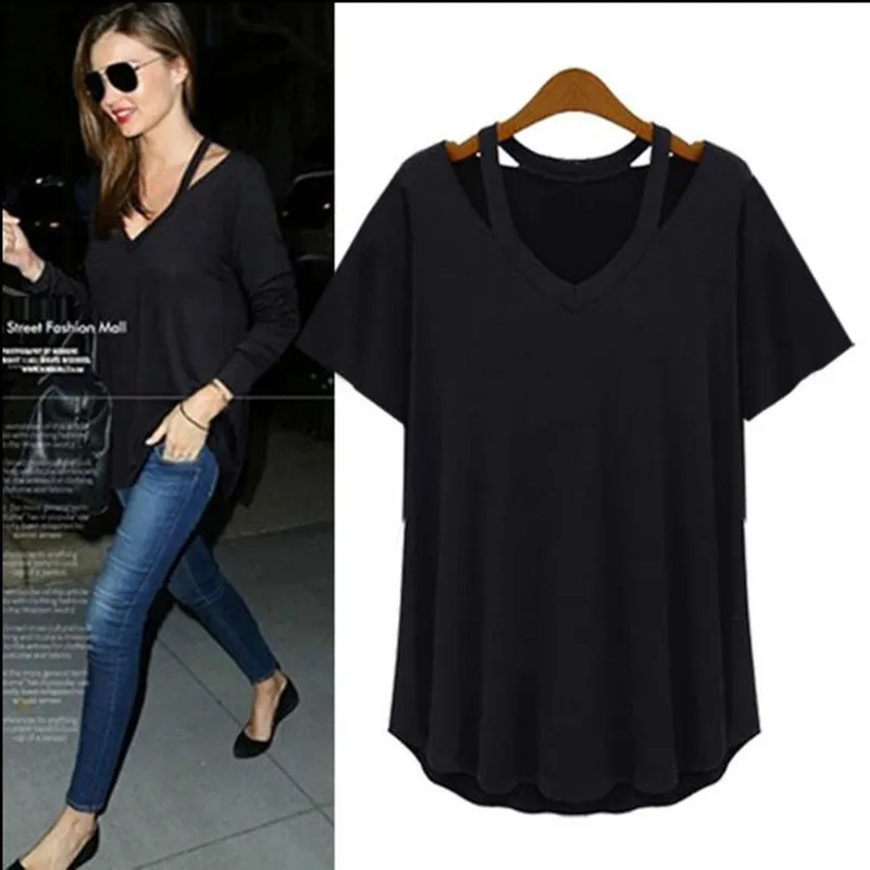 Comfortable knitted cotton short sleeve t-shirts tops,Fashion hollow out V-neck sexy modal t shirts,plus size clothing S-5XL 6XL
Comfortable knitted cotton short sleeve t-shirts tops,Fashion hollow out V-neck sexy modal t shirts,plus size clothing S-5XL 6XL