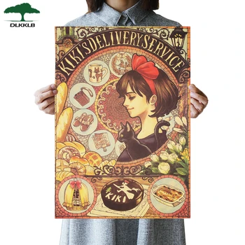 Dlkklb Anime Kiki's Delivery Service Hayao Miyazaki Animation Kraft Paper Poster Decoration Painting 36 X 51cm Wall Stickers
Dlkklb Anime Kiki's Delivery Service Hayao Miyazaki Animation Kraft Paper Poster Decoration Painting 36 X 51cm Wall Stickers