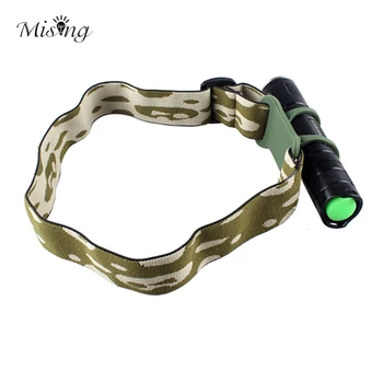 

MISING Adjustable LED Flashlight Headband Fixed Strap Head Belt Outdoor Torch Headlamp Mount Holder For 22-30mm Flashlights