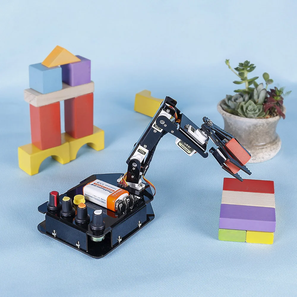 DIY Robotic Arm Edge Kit Learning Robot Flexible Arm Gripper Educational Learning Robot Indoor Outdoor Toy Kids
DIY Robotic Arm Edge Kit Learning Robot Flexible Arm Gripper Educational Learning Robot Indoor Outdoor Toy Kids