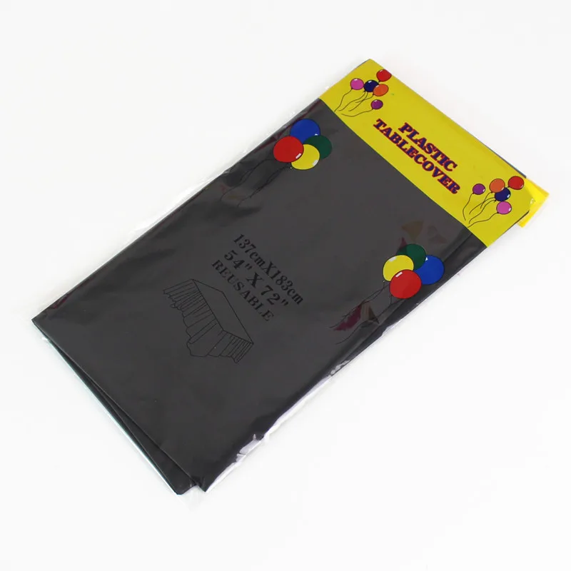 New Disposable Tablecover Table Cloth Party Supplies Tableware birthday party Wedding Picnic Tablecloth kitchen Home Black
New Disposable Tablecover Table Cloth Party Supplies Tableware birthday party Wedding Picnic Tablecloth kitchen Home Black