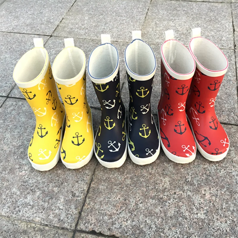 Kids Rubber Rain Boots Navy Anchor Designer Cartoon Waterproof Skid-proof Infant Baby Boys Girls Children Slip-on Rainboots
Kids Rubber Rain Boots Navy Anchor Designer Cartoon Waterproof Skid-proof Infant Baby Boys Girls Children Slip-on Rainboots