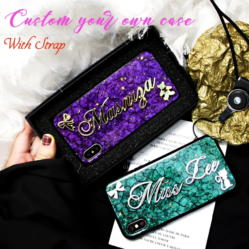 For SAMSUNG Galaxy A10 a20 a50 a70 a6 a8 2018 plus J4 J6 M10 Luxury Cute Custom name Personalize Marble glitter phone case cove
For SAMSUNG Galaxy A10 a20 a50 a70 a6 a8 2018 plus J4 J6 M10 Luxury Cute Custom name Personalize Marble glitter phone case cove