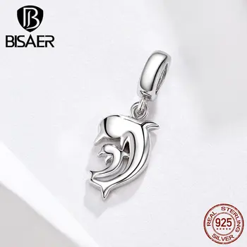 BISAER Dolphin Charms 925 Sterling Silver Cute Dolphin Mom And Kids Love Beads fit Mother Bracelets Gift DIY Jewelry ECC1206
BISAER Dolphin Charms 925 Sterling Silver Cute Dolphin Mom And Kids Love Beads fit Mother Bracelets Gift DIY Jewelry ECC1206