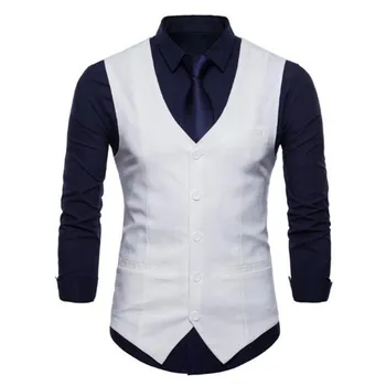 Customized classic men's suit vest single-breasted men's business official vest is free to choose the size and color
Customized classic men's suit vest single-breasted men's business official vest is free to choose the size and color