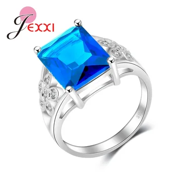 New Arrival Rectangle Cubic Zirconia Flower Rhinestone Elegant 925 Sterling Silver Rings Birthday Presents For Ladies
New Arrival Rectangle Cubic Zirconia Flower Rhinestone Elegant 925 Sterling Silver Rings Birthday Presents For Ladies