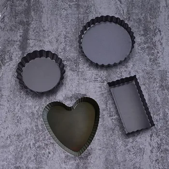 Pie Pan With Removable Bottom Tart & Quiche Pan 3/4Inch Non-stick Round/Heart Shape/Rectangle Egg Tart Mold Plate Baking tools
Pie Pan With Removable Bottom Tart & Quiche Pan 3/4Inch Non-stick Round/Heart Shape/Rectangle Egg Tart Mold Plate Baking tools
