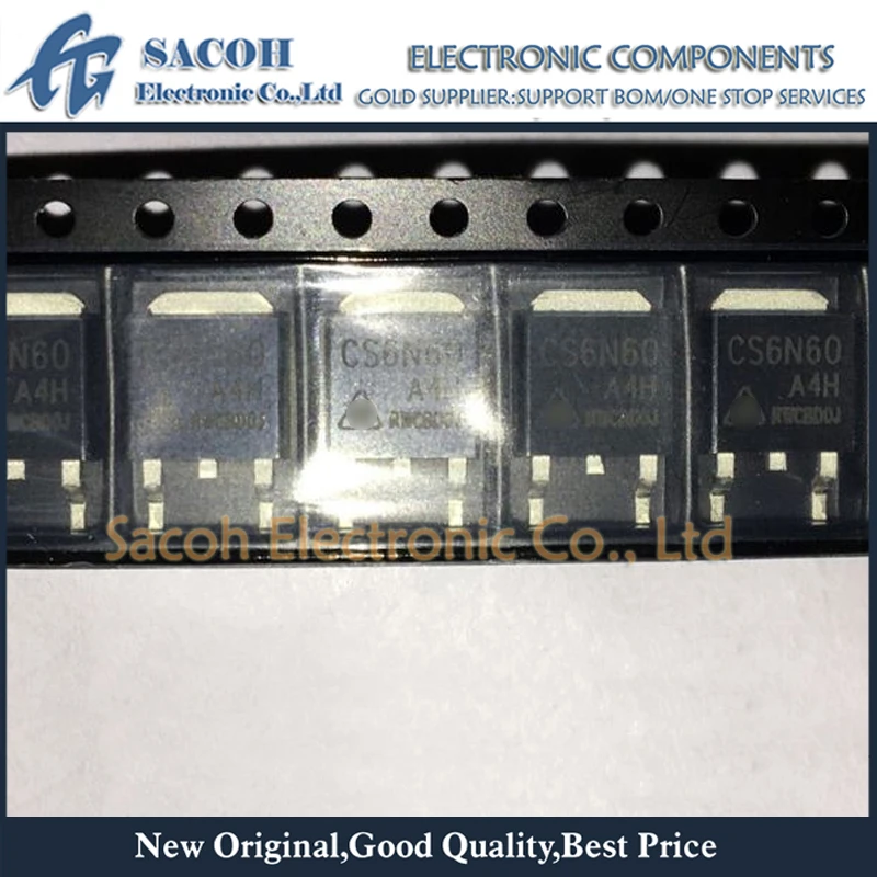 Free Shipping 10Pcs CS6N60A4H CS6N60 CS4N60A4HD CS4N60 TO-252 6A 600V Power MOSFET Transistor
Free Shipping 10Pcs CS6N60A4H CS6N60 CS4N60A4HD CS4N60 TO-252 6A 600V Power MOSFET Transistor