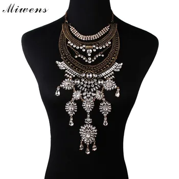 Miwens Individuality Vintage Crystal Flower Pendant Necklaces Fashion Maxi Collar Alloy Collier Statement Necklace Jewelry 6793
Miwens Individuality Vintage Crystal Flower Pendant Necklaces Fashion Maxi Collar Alloy Collier Statement Necklace Jewelry 6793