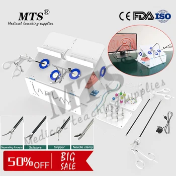 MTS Full set Laparoscopic Surgery Training Set Simulated Laparoscopic Surgical Instrument practice Box
MTS Full set Laparoscopic Surgery Training Set Simulated Laparoscopic Surgical Instrument practice Box
