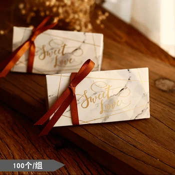 100 Pcs Creative Sweet Love Marble Wedding Favors Candy Boxes Bomboniera Wedding Party Gift Box Chocolate Box With Ribbons
100 Pcs Creative Sweet Love Marble Wedding Favors Candy Boxes Bomboniera Wedding Party Gift Box Chocolate Box With Ribbons