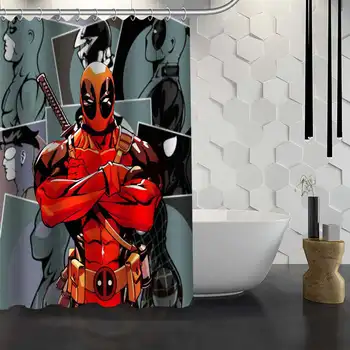Custom Deadpool Shower Curtain With Hooks 3d Waterproof Polyester Fabric Bath Curtain for Bathroom
Custom Deadpool Shower Curtain With Hooks 3d Waterproof Polyester Fabric Bath Curtain for Bathroom