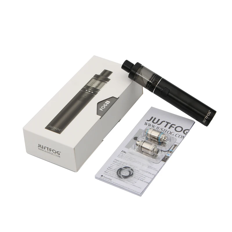 Justfog FOG1 Kit with 1500mAh Fog 1 battery Atomizer 2ML with OCC bottom Coil DL DTL Electronic Cigarette Vape Pen
