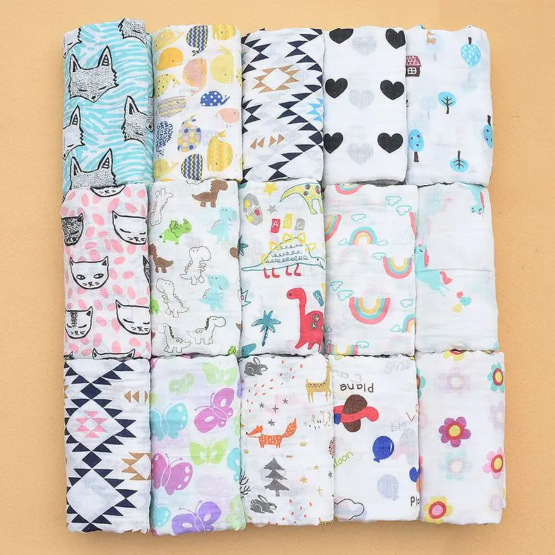 PINK SWAN100%Muslin Cotton Blankets Dinosaur Unicorn Patterns Multi-use Newborn Swaddle Muslin Infant Gauze Both Towel Baby Warp
PINK SWAN100%Muslin Cotton Blankets Dinosaur Unicorn Patterns Multi-use Newborn Swaddle Muslin Infant Gauze Both Towel Baby Warp