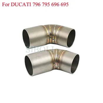 2Pcs/set Motorycle Middle Pipe Titanium Color Link Pipe For Ducati 795 796 Without Exhaust Muffler
2Pcs/set Motorycle Middle Pipe Titanium Color Link Pipe For Ducati 795 796 Without Exhaust Muffler