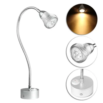 Flexible LED Desk Lamp Table Light Reading Light Bedside Light With Power Switch AC 100-245V
Flexible LED Desk Lamp Table Light Reading Light Bedside Light With Power Switch AC 100-245V