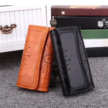Women Lady Leather Clutch Wallet Long Card Holder Purse Handbag Women's wallet clutch portfel cuzdan billetera carteira 40MA13
Women Lady Leather Clutch Wallet Long Card Holder Purse Handbag Women's wallet clutch portfel cuzdan billetera carteira 40MA13