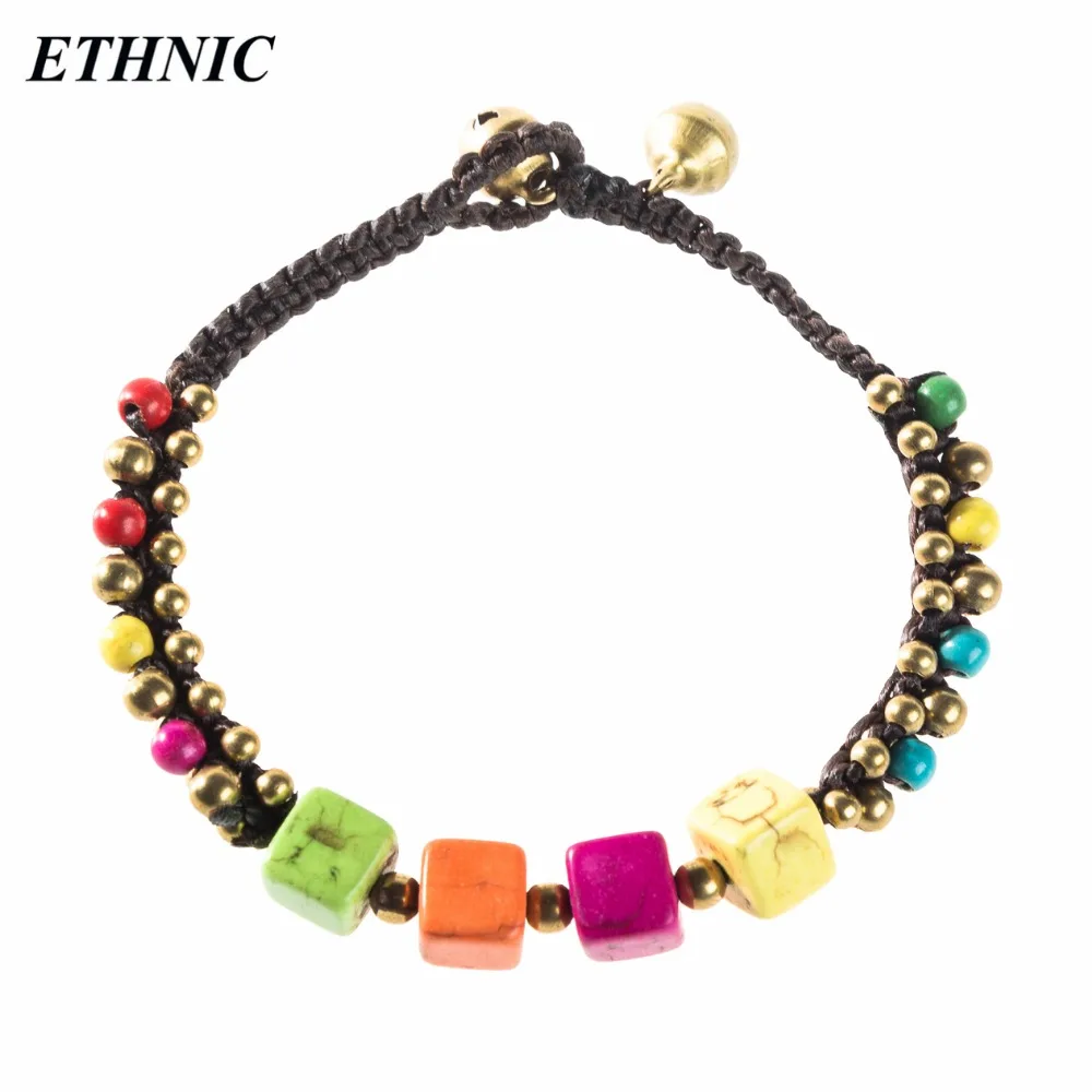 ETHNIC Brand Handmade Boho Colorful Square Stone Gold-color Beaded Chain Charm Bracelets for Women Fashion A Bracelet
ETHNIC Brand Handmade Boho Colorful Square Stone Gold-color Beaded Chain Charm Bracelets for Women Fashion A Bracelet